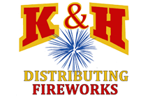 K and H Distributing Fireworks Logo