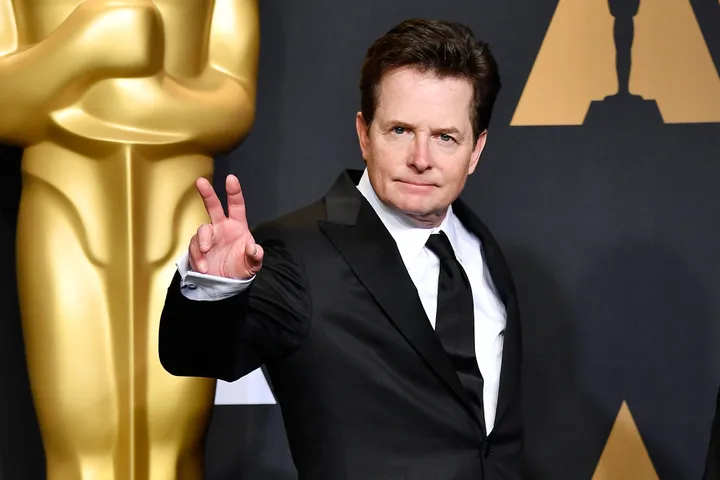 Picture of Michael J. Fox at the 89th Annual Academy Awards.