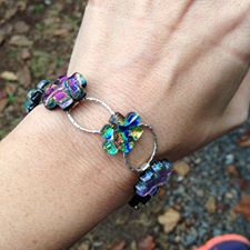 Picture of a bracelet made to represent autism awareness.