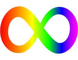 Picture of a multi-colored infinity symbol.