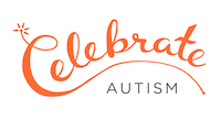 A blank picture that says "celebrate autism".