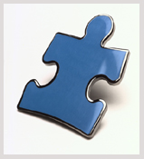 Picture of a blue puzzle piece.