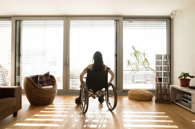 Picture of a girl in a wheelchair.