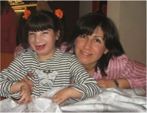 Picture of the author and her daughter emma on Emma's 10th birthday.