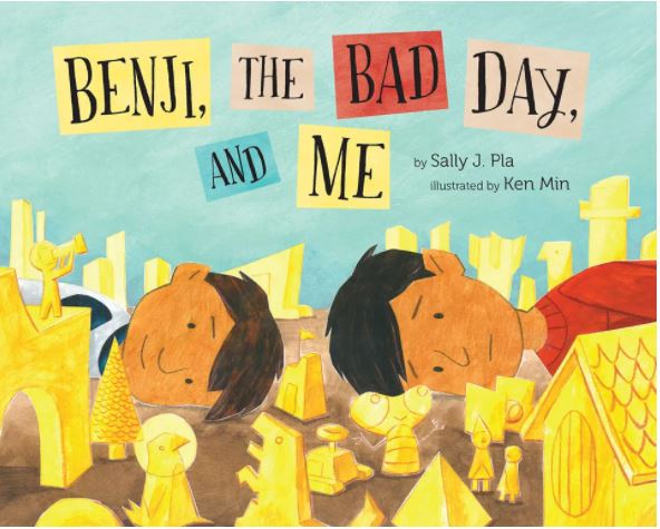 Book cover from the book named "Benji, The Bad Day, And Me" written by Sally J. Pla.