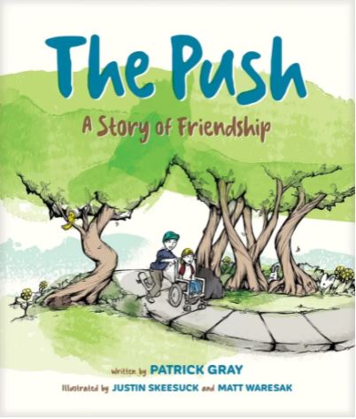 Book cover from the book named "The Push" written by Patrick Gray.