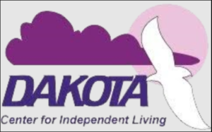 Picture of the Dakota for independent living logo.