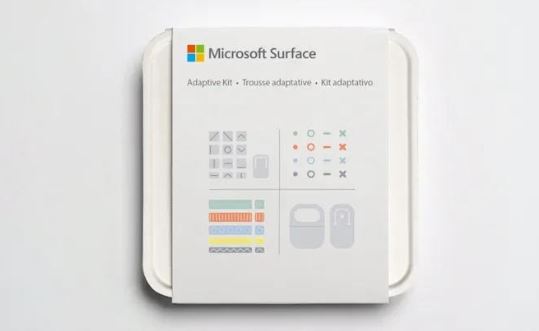 Microsoft Surface Adaptive Kit packaging and label.