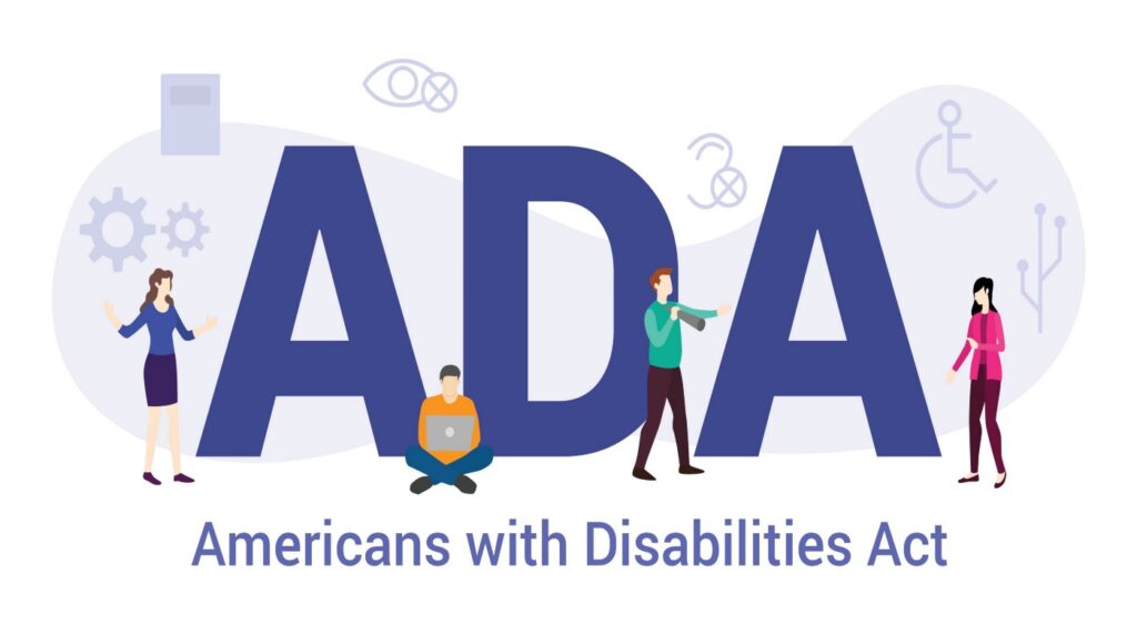 ADA logo.