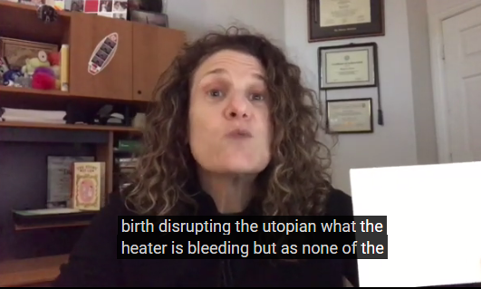 Example of what automatic caption looks like.