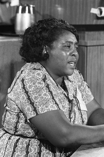 Fannie Lou Hamer.