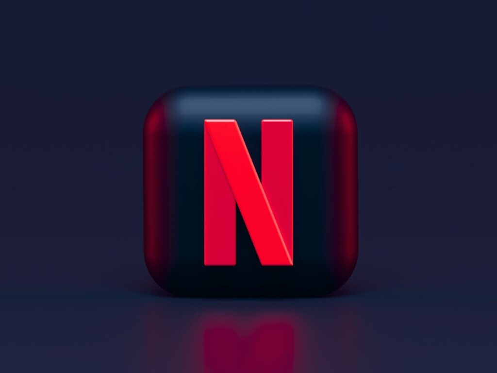 Netflix logo.