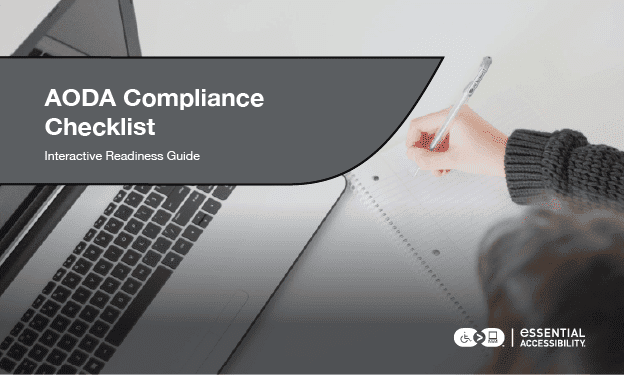 AODA Compliance Checklist image.