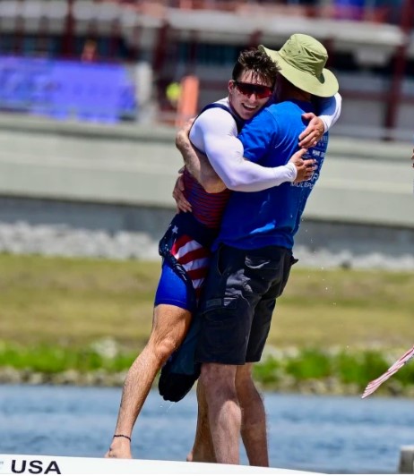 While Aaron Small always dreamed of going to the Olympics, when he started kayaking as a child, he just liked going fast in the boats. Courtesy Aaron Small