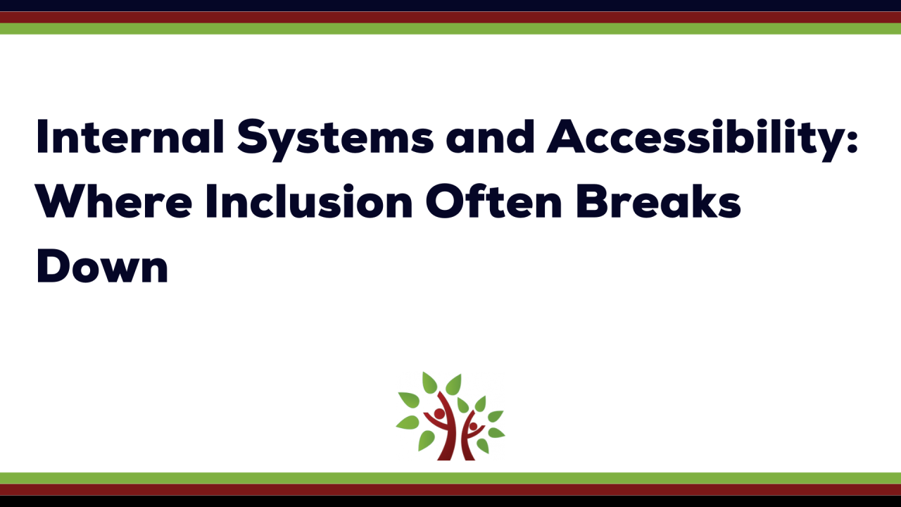 Internal Inclusion Rail Internal Systems and Accessibility: Where Inclusion Often Breaks Down ...